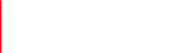 Inż-Geo białe logo czerwonym paskiem